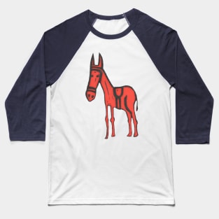 Donkey Do, Orange. Baseball T-Shirt